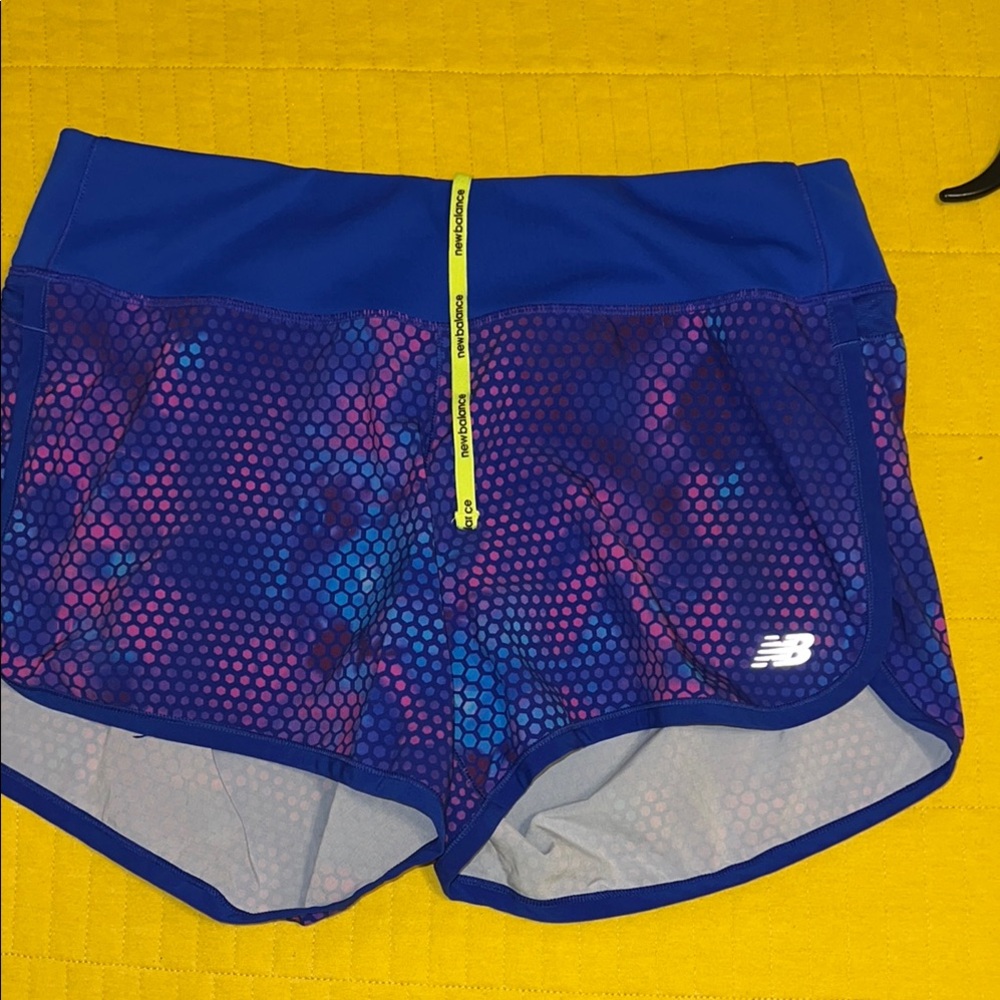New Balance Blue and Purple Athletic Shorts